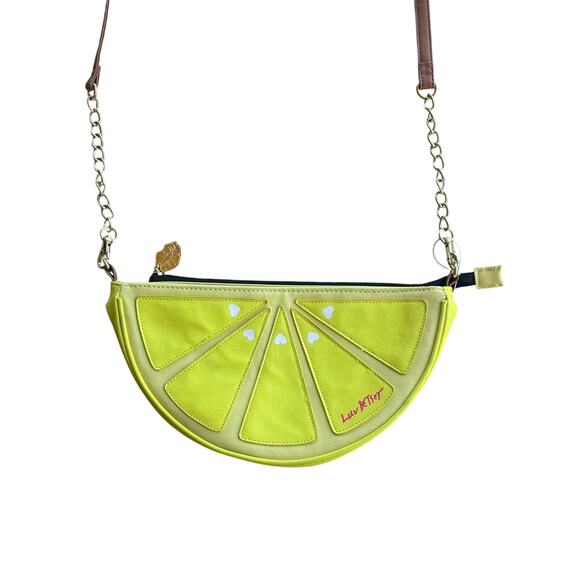 Betsey Johnson Lemon Slice Crossbody Bag - Picture 1 of 6